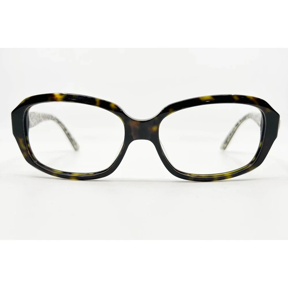 bebe Eyeglass Frames Womens Tortoise Leopard Finest BB7080 57-17-135 42016